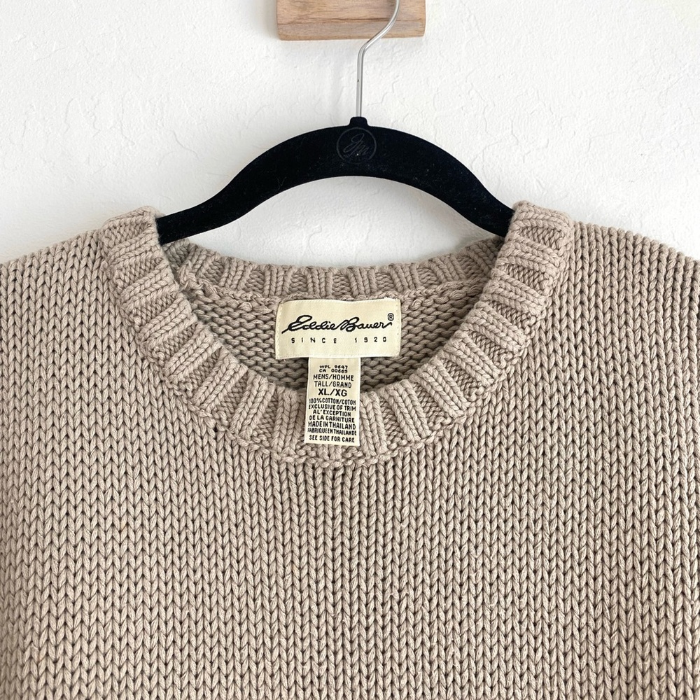 90s Eddie Bauer cotton crewneck - Picture 6 of 8